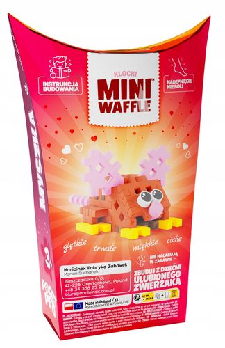 Marioinex Mini Waffle POCKET PETS - zestaw MYSZKA / MYSZ na Arena.pl