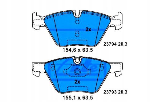 KLOCKI HAM PRZOD BMW 5 E60 03-10 ATE na Arena.pl