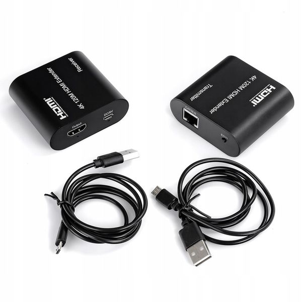 Konwerter HDMI na LAN Spacetronik SPH-HLC53 4K zdjęcie 2