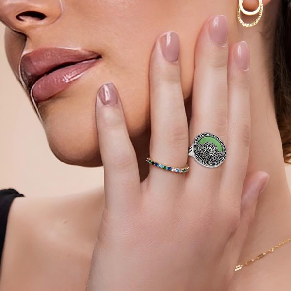 Srebrny pierścionek Staviori zdjęcie 2