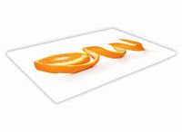 SZKLANA DESKA KUCHENNA 30x20 117a Mandarynka