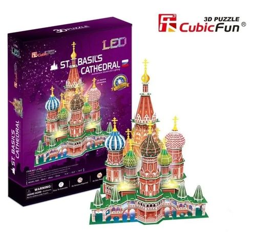 puzzle 3d led katedra św.basils na Arena.pl