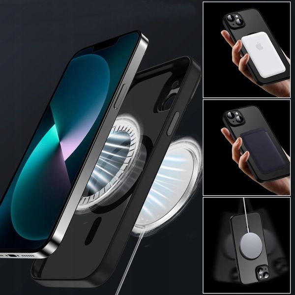 ETUI DO IPHONE 13 DO MAGSAFE MATOWE WZMACNIANE CASE OCHRONA APARATU zdjęcie 3