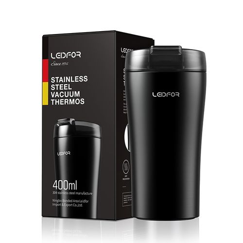 Kubek Termiczny - Termos - Doskonały Do Kawy Lub Herbaty - Ciekawe Kolory Czarny 470ml na Arena.pl