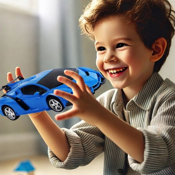 ROBOT TRANSFORMUJĄCY SIE W SAMOCHÓD LAMBO 2W1 AUTO NA PILOT RC DZIECI zdjęcie 4