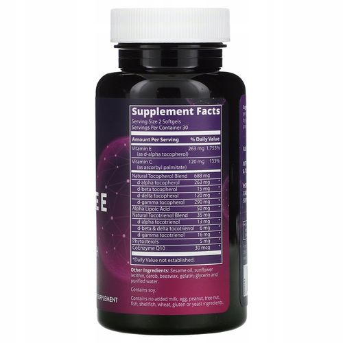 MRM Complete E - Pełne spektrum 7 WITAMIN E z Cq10 Wit C Fitosterole na Arena.pl