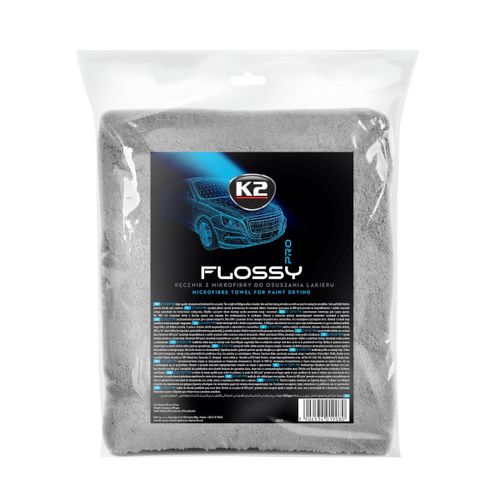 Ręcznik z mikrofibry do osuszania K2 FLOSSY PRO 90x60cm 800gsm na Arena.pl