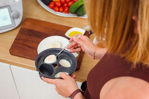 Wkładka do gotowania jajek w koszulkach steamEGGS do Thermomix TM6 TM5 TM31 na Arena.pl