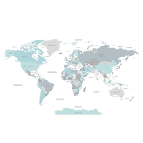 Naklejka Mapa Świata DK346 L na Arena.pl
