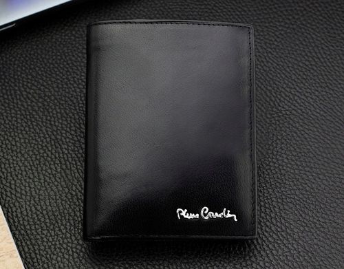 Portfel Męski Pierre Cardin Skórzany Czarny RFID Torebka Certyfikat Q1 na Arena.pl