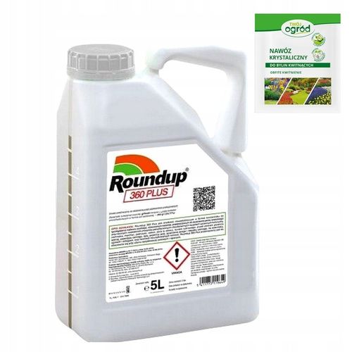 ŚRODEK CHWASTOBÓJCZY 5L ROUNDUP 360 OPRYSK GLIFOSAT RANDAP PREPARAT NA PERZ na Arena.pl