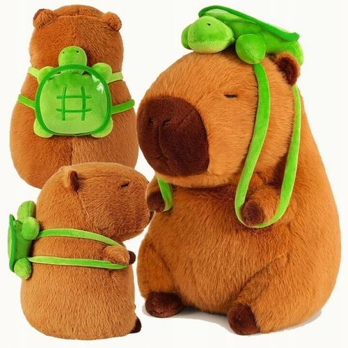 Maskotka Pluszowa Kapibara z Plecakiem 30 cm XL Miękki Pluszak Zwierzątko na Arena.pl