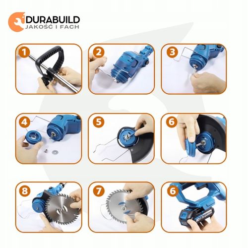 PODKASZARKA AKUMULATOROWA KOSA WYKASZARKA KOSIARKA DO TRAWY DUŻY na Arena.pl