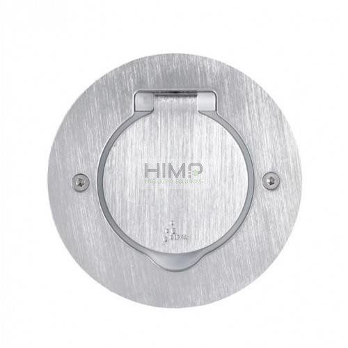 Pokrywa gniazda podłogowego, pojedyncza, okrągła, INOX Legrand 089701 zdjęcie 3