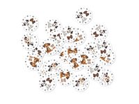 Konfetti papierowe Pieski, 36 szt.