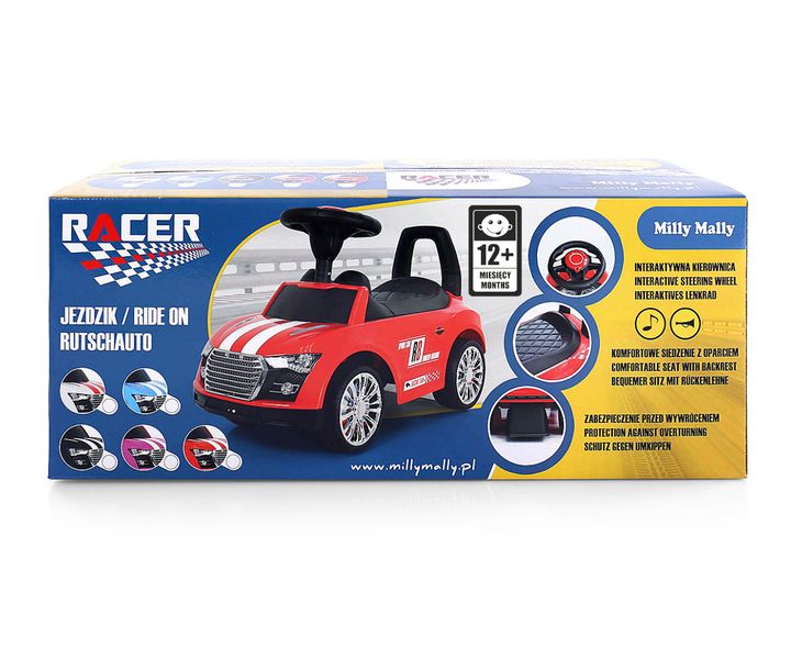 Milly Mally Pojazd Racer White zdjęcie 6