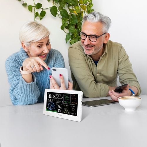 STACJA POGODOWA METEO SP401 WIFI Z PROGNOZĄ POGODY NA 4 DNI na Arena.pl