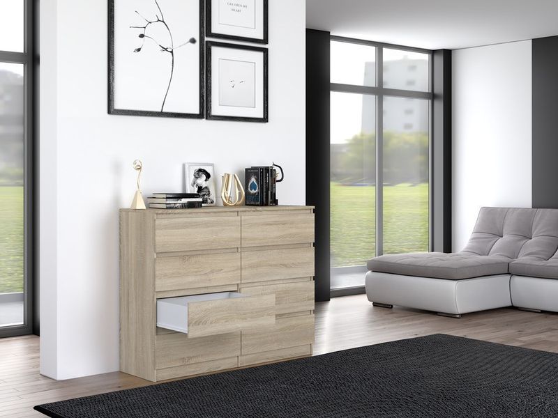 KOMODA MALWA M8 120 - DĄB SONOMA zdjęcie 9