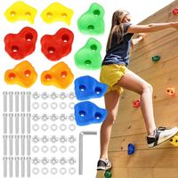 Kamienie do wspinaczki 20 szt. uchwyty, skałki dla dzieci multikolor