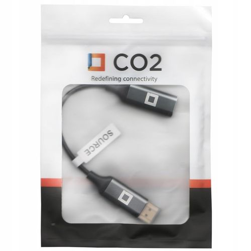 CO2 ADAPTER DISPLAYPORT DO HDMI 2.0 KABEL DP - HDMI FHD 240HZ 4K 60HZ HDR na Arena.pl