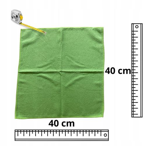 CarGlowGoods Storm mikrofibra waflowa do szyb w aucie szkła okien 40x40 3x na Arena.pl