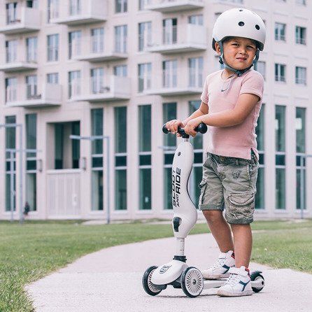 Kask rowerowy dziecięcy na hulajnogę Scoot and Ride, rozm. XXS-S, 1-5 lat na Arena.pl