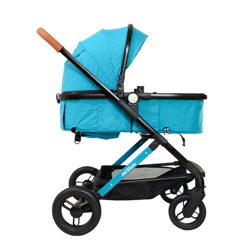 wózek dla dzieci aluminiowy 3w1 508 nicekids seledynowo czarny na Arena.pl