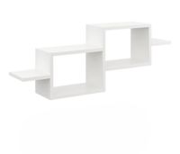 Półka ścienna, wisząca, 95x18x35 cm, biały, mat | TYLETEGOTU