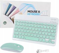 KLAWIATURA I MYSZKA BEZPRZEWODOWA MYSZ ZESTAW USB MINI SLIM do laptop TV PC