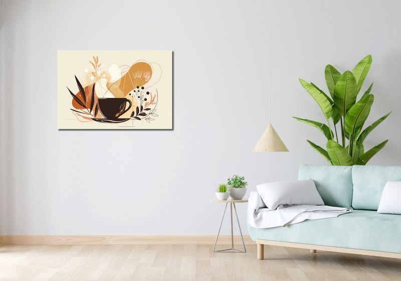 Obraz 90x60cm Aromatyczna Przerwa zdjęcie 2