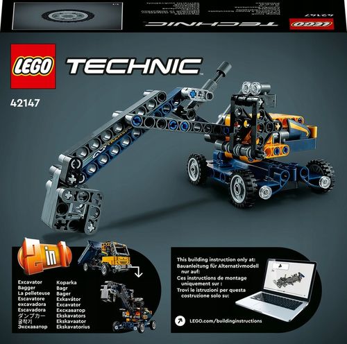LEGO TECHNIC ZESTAW KLOCKI 2W1 WYWROTKA KOPARKA 42147 PREZENT DLA DZIECI na Arena.pl
