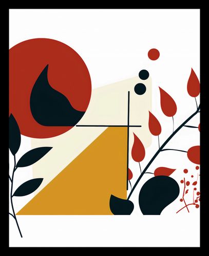 Plakat 40x50cm Ogień i Flora na Arena.pl