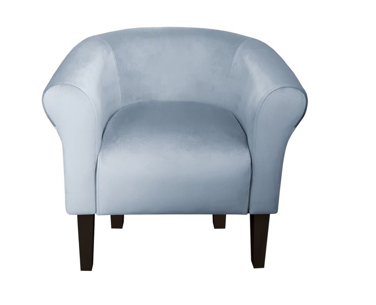 Fotel Milo nogi 20cm venge szary błękit BL06 zdjęcie 2