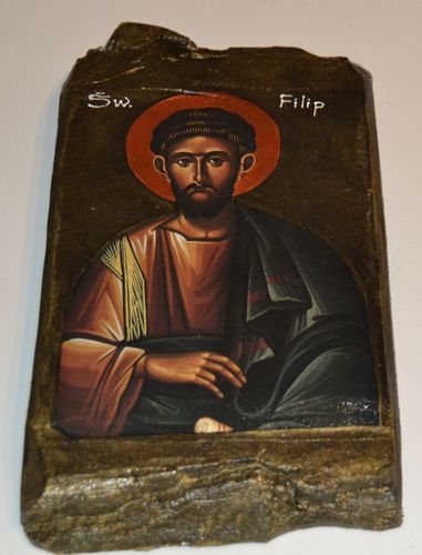 Ikona Święty Filip patron cukierników, kapeluszników i rybaków na Arena.pl