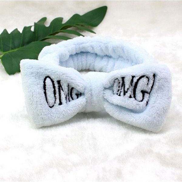 Opaska kosmetyczna niebieska OMG zdjęcie 2