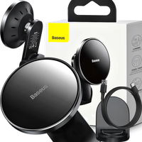 UCHWYT SAMOCHODOWY SZYBKA ŁADOWARKA INDUKCYJNA BASEUS DO IPHONE MAGSAFE 15w