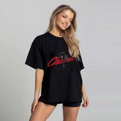 Chiara Wear - T-shirt oversize PUMA - czarny XS/S