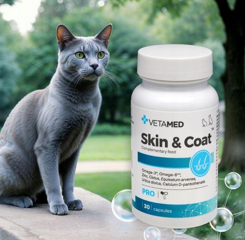 2 x SUPLEMENT na SKÓRĘ I SIERŚĆ dla PSA I KOTA VETAMED 60 kapsułek + GRATIS na Arena.pl