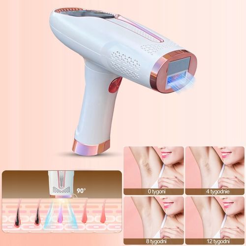DEPILATOR IPL do WŁOSÓW CIAŁA NÓG LASEROWY BEZPIECZNY BEZBOLESNY CHŁODZENIE na Arena.pl