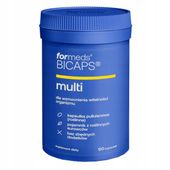 FORMEDS BICAPS MULTI WITAMINY MINERAŁY ADEK C NA ODPORNOŚĆ ZMĘCZENIE 60k