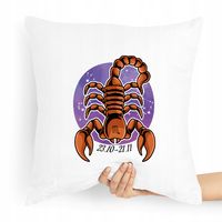 Poduszka Prezent Znaki Zodiaku Zodiakara Skorpion Z Nadrukiem Ze Zdjęciem