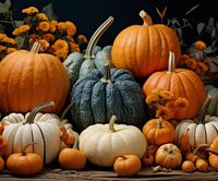 Plakat 60x50cm Jesienne Urodzaje