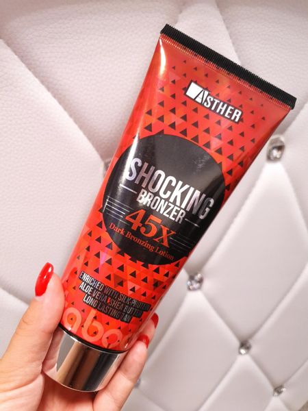 Asther Shocking Bronzer X45 Mocny Opalania x2szt zdjęcie 2