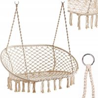 FOTEL PODWÓJNY WISZĄCY OGRODOWY HUŚTAWKA HAMAK DLA 2 OSÓB P