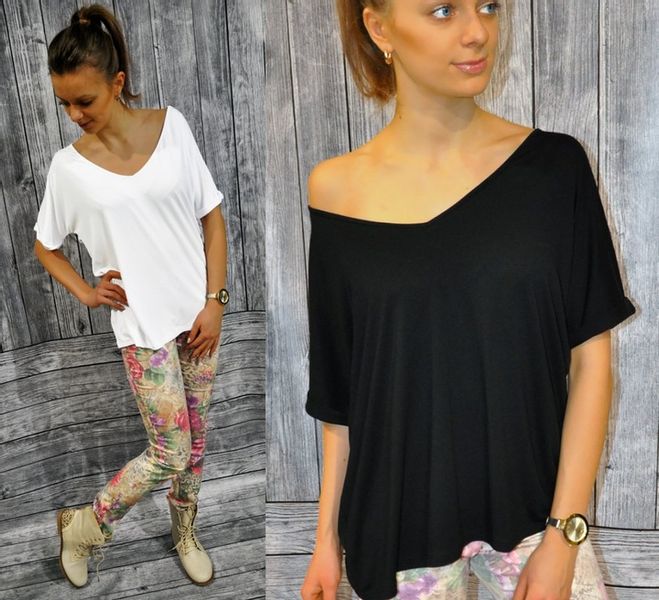 MIKOS*NOWOSĆ BLUZKA OVERSIZE, KIMONO Z DEKOLTEM SM zdjęcie 13