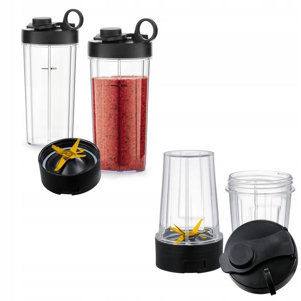 Blender kielichowy Automatyczny Tritan Yoer INOX 2,4L 2200W +Sito do soku zdjęcie 3