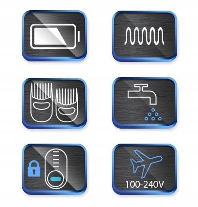 MASZYNKA GOLARKA DO WŁOSÓW BRAUN SERIES 7 HC7390LSP Ni-MH + STAND + NASADKI na Arena.pl