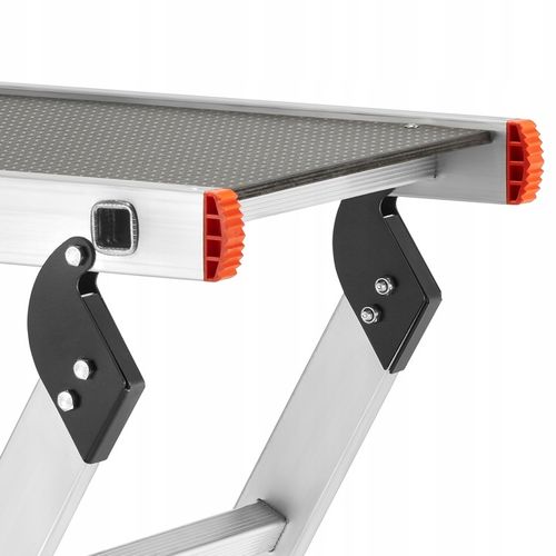 Podest aluminiowy roboczy drabina aluminiowa 2,45m na Arena.pl