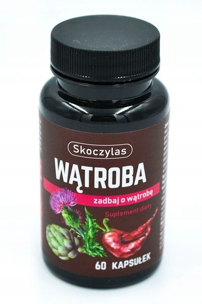 Skoczylas WĄTROBA Ostropest Plamisty Karczoch 60 kapsułek Zdrowa wątroba zdjęcie 3
