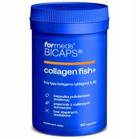 ForMeds BICAPS COLLAGEN FISH+ naturalny kolagen 60 kaps. kości stawy skóra